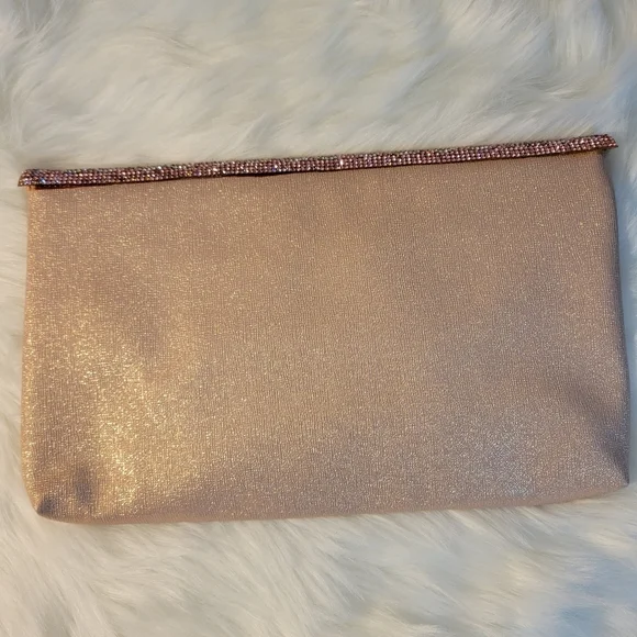 Elegant Pink Beaded Clutch - Picture 2 of 6